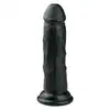 Easy Toys - Realistic Dildo - 15,5 Naturalne dildo z przyssawką 15,5 cm w kolorze czarnym