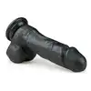 Easy Toys - Realistic Dildo - 17,5 cm BL Realistyczne dildo z przyssawką 17,5 cm w kolorze czarnym