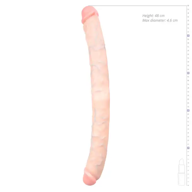 Easy Toys - Mr. Long Dong Dwustronne elastyczne dildo 48 cm