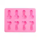 Easy ToysPenis Baking Mold/Ice Cube Mold Silikonowe foremki w kształcie penisa do lodu i do pieczenia