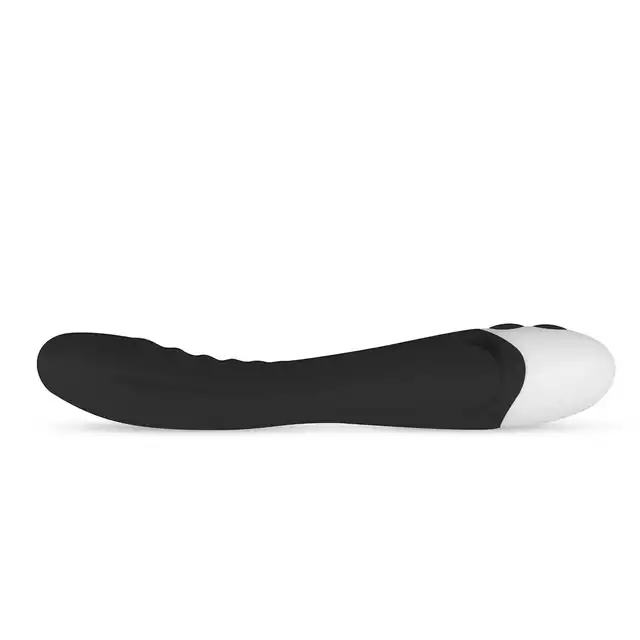 Easy Toys - Lunar Vibe Black Piękny silikonowy wibrator - 10 programów , USB