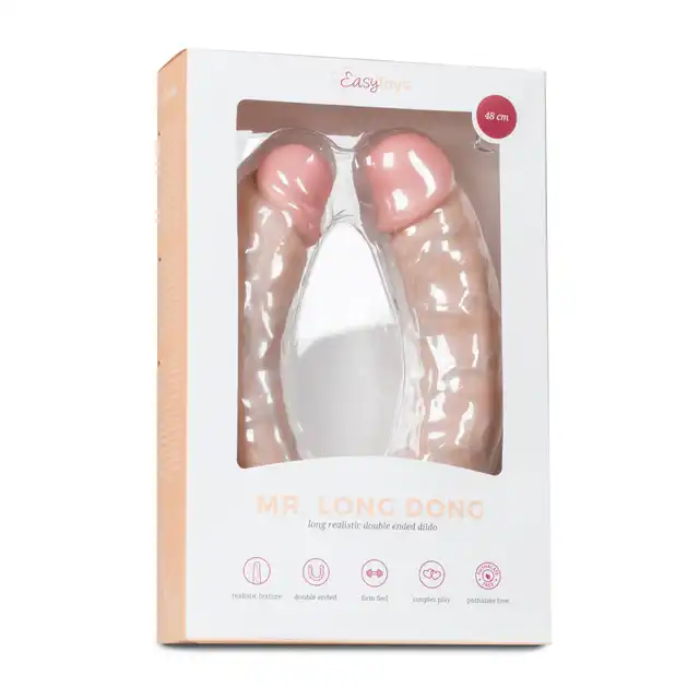 Easy Toys - Mr. Long Dong Dwustronne elastyczne dildo 48 cm