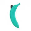Love To Love - Blue Banana. Silikonowy wibrator w kształcie turkusowego banana. 7 trybów!