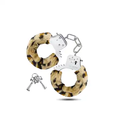 MAI No.38 METAL FURRY HANDCUFFS LEOPARD