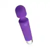 EasyToys Mini Wand Vibrator - Purple Magiczna różdżka 18 wzorów wibracji, ładowny na USB