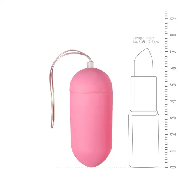 Easy Toys - Vibration Egg Pink Bezprzewodowe jeczko sterowane pilotem. Kolor różowy