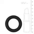 Easy Toys Silicone Cock Ring Black small - Elastyczny czarny ring erekcyjny