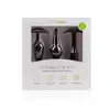 Easy Toys - Pleasure Kit Black 3x Zestaw 3 silikonowych wtyczek analnych różnej wielkości i kształtów HIT!