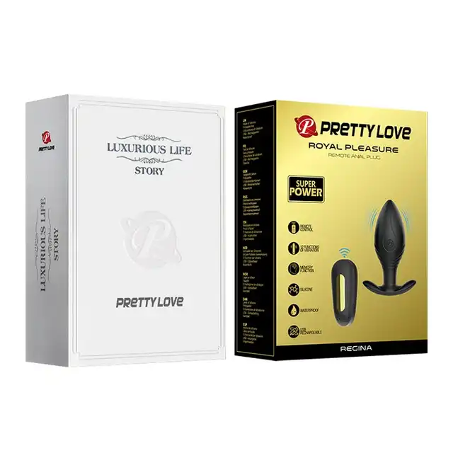 Pretty Love - Regina USB. 12 funkcji. Wibrujący korek analny z pilotem 