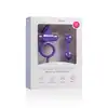 Easy Toys - Triple Pleasure Cock Ring ze stymulatorem łechtaczki i koralikami analnymi