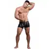 Male Power - Poseidon L/XL. Czarne bokserki z seksownymi wycięciami. 