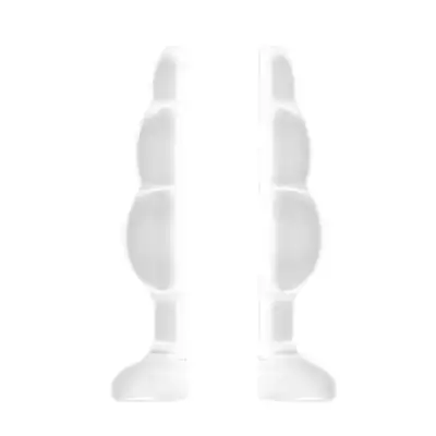 No.49 - Small Hollow Tunnel Butt Plug - 3 Inch - Translucent