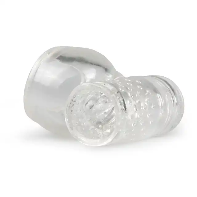 Easy Toys - Wand Attachment - Clear Mega stymulująca nakładka na różdżkę