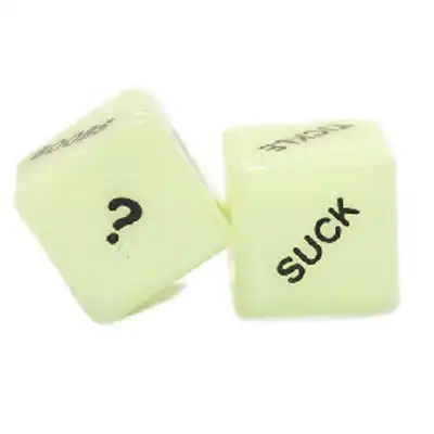 Easy Toys - Glowing Foreplay Dice - Dwie kostki idealne do gry wstępnej
