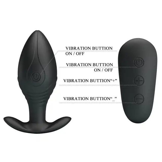 Pretty Love - Regina USB. 12 funkcji. Wibrujący korek analny z pilotem 