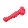 Chisa Novelties - Red dildo Deluxe 02. Czerwone elastyczne dildo 5 cm średnicy 