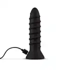 Easy Toys Screwed Plug Anal Vibrator Wibrator analny o konstrukcji śruby. 10 różnych ustawień, ładowanie USB Wysokość 15,5 cm