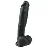 Easy Toys - Realistic Dildo - 26,5 cm BL Realistyczny, duży członek z przyssawką w kolorze czarnym