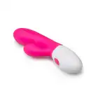 Easy Toys - Aurora Galaxy Vibe Pink Silikonowy wibrator z podwójną stymulacją,10 programów, USB
