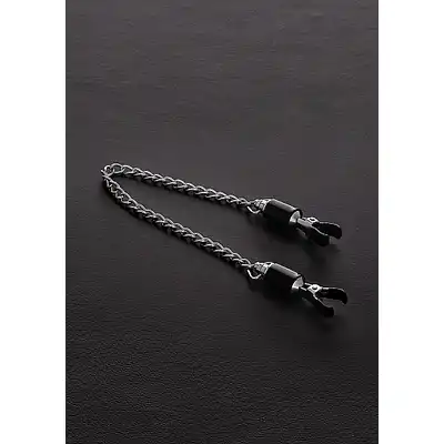 Barrel Tit Clamps with Chain (pair)