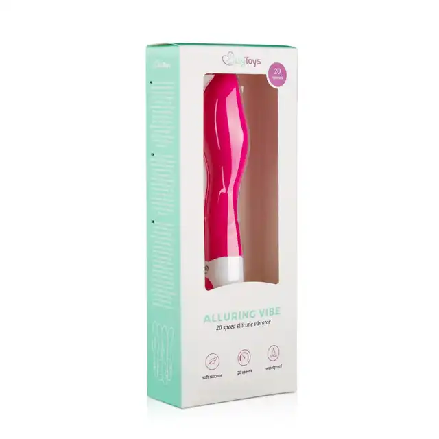 Easy Toys - Alluring Vibe Pink Luksusowy silikonowy wibrator stymulujący punkt G. Kolor różowy