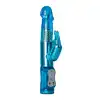 Easy Toys - Rabbit Vibrator Blue Wibrator króliczek z rotacyjnymi kulkami, 12 programów