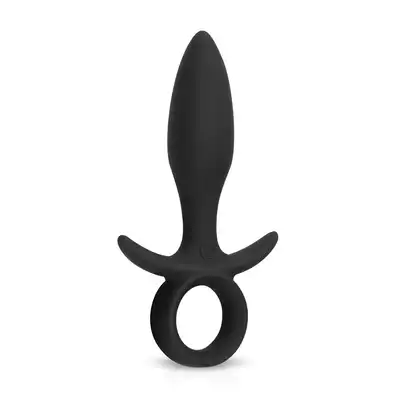 Easy Toys - Butt Buzzer Black Plug Idealny koreczek analny dla początkujących, który można używać pod prysznicem, 10 programów wibracji !