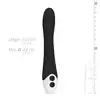 Easy Toys - Lunar Vibe Black Piękny silikonowy wibrator - 10 programów , USB