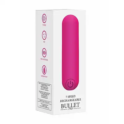 10 Speed Rechargeable Bullet - Pink