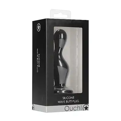 Wave Butt Plug - Black