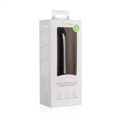 Easy Toys Screwed Plug Anal Vibrator Wibrator analny o konstrukcji śruby. 10 różnych ustawień, ładowanie USB Wysokość 15,5 cm