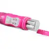 EasyToys Thrusting Rabbit Vibrator Pink Różowy wibrator króliczek z ruchem posuwistym i ruchomymi kuleczkami !