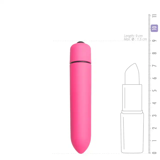 Easytoys Pocket Rocket - Pink Wodoodporny pocisk wibrujący. Kolor różowy