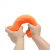 Chisa Novelties - Red dildo Deluxe 02. Czerwone elastyczne dildo 5 cm średnicy 