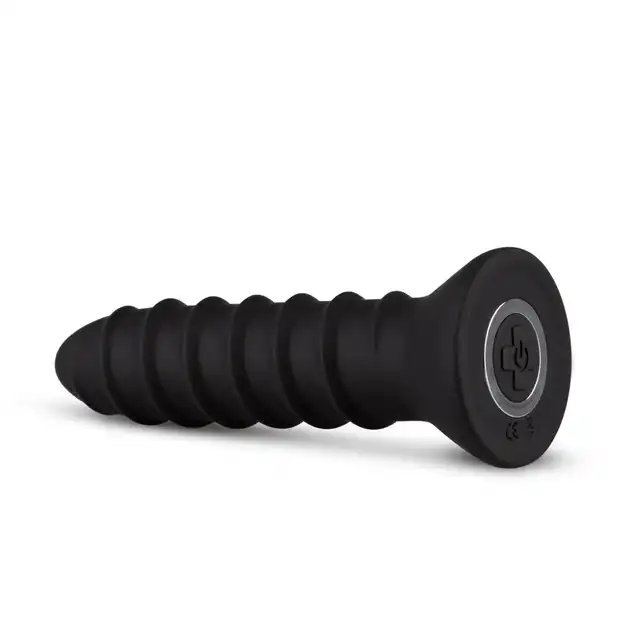 Easy Toys Screwed Plug Anal Vibrator Wibrator analny o konstrukcji śruby. 10 różnych ustawień, ładowanie USB Wysokość 15,5 cm