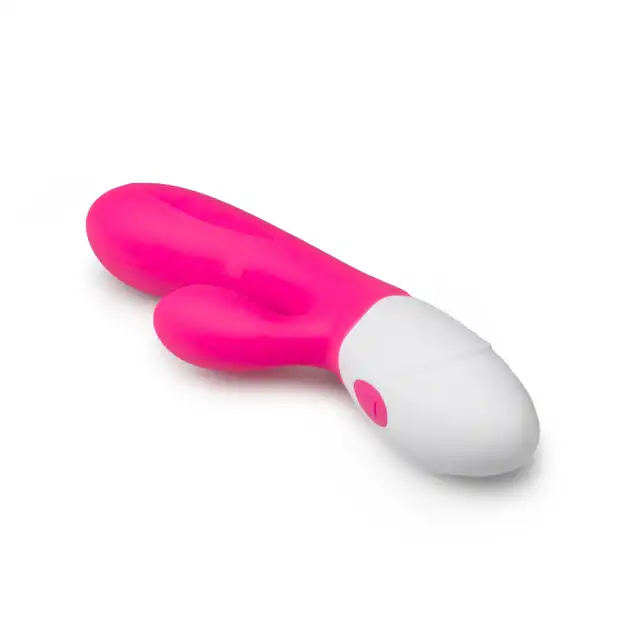 Easy Toys - Aurora Galaxy Vibe Pink Silikonowy wibrator z podwójną stymulacją,10 programów, USB