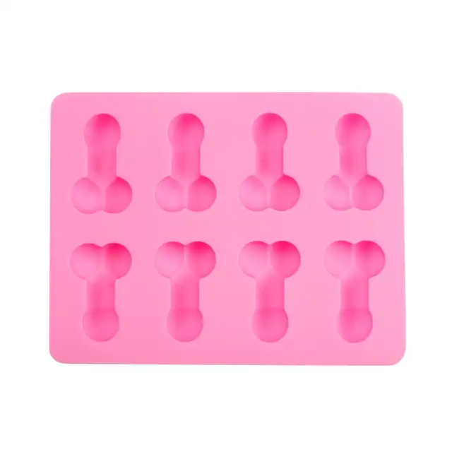 Easy ToysPenis Baking Mold/Ice Cube Mold Silikonowe foremki w kształcie penisa do lodu i do pieczenia