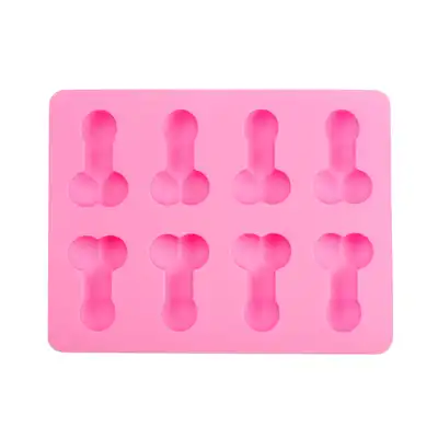 Easy ToysPenis Baking Mold/Ice Cube Mold Silikonowe foremki w kształcie penisa do lodu i do pieczenia