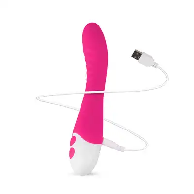 Easy Toys - Lunar Vibe Pink Piękny silikonowy wibrator - 10 programów, USB