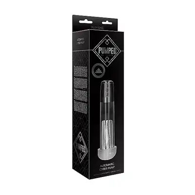 Automatic Cyber Pump with Masturbation Sleeve - Transparent