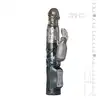 Easy Toys - Bunny Vibrator Black Wibrator z króliczkiem i ruchomymi kuleczkami
