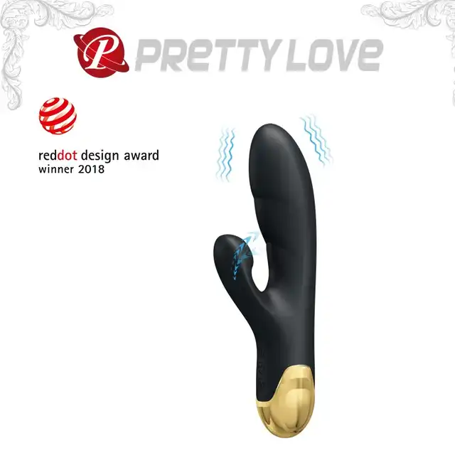 Pretty Love - Naughty Play USB. Wibrator z funkcją ssania łechtaczki. Czarno-złoty