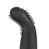 Easy Toys Beaded Buddy Vibrator - Black Wibrujący stymulator z elastycznymi koralikami analnymi i zewnętrznym stymulatorem krocza