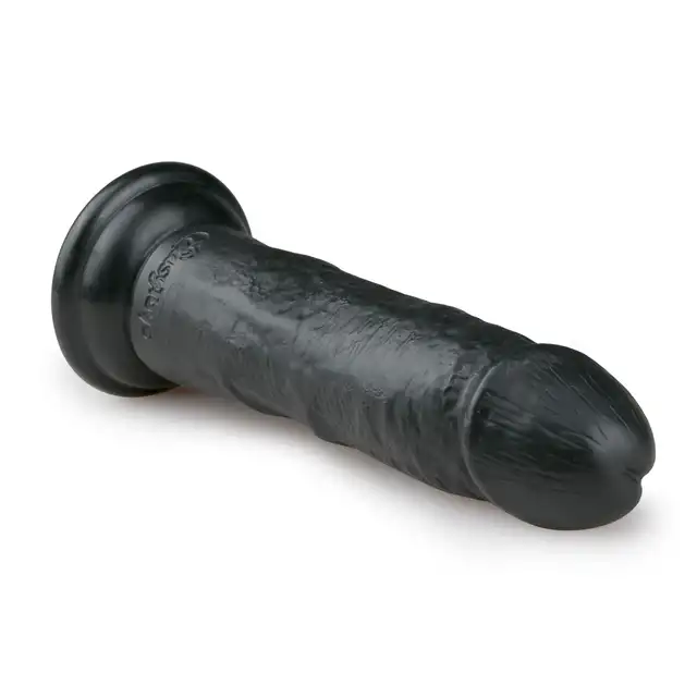 Easy Toys - Realistic Dildo - 15,5 Naturalne dildo z przyssawką 15,5 cm w kolorze czarnym