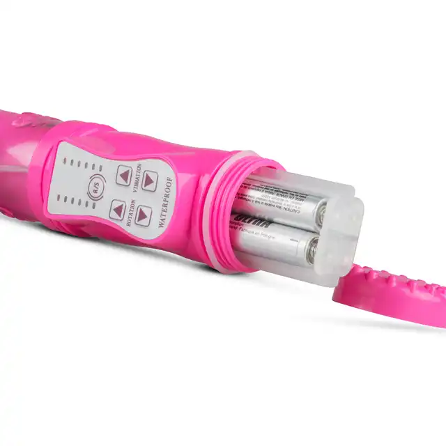 EasyToys Thrusting Rabbit Vibrator Pink Różowy wibrator króliczek z ruchem posuwistym i ruchomymi kuleczkami !