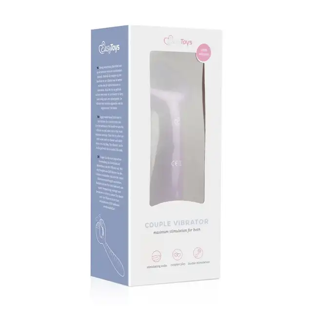 Easy Toys - Couple Vibrator Purple Wodoodporny multifunkcyjny stymulator dla par. Ładowany na USB.