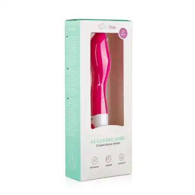Easy Toys - Alluring Vibe Pink Luksusowy silikonowy wibrator stymulujący punkt G. Kolor różowy