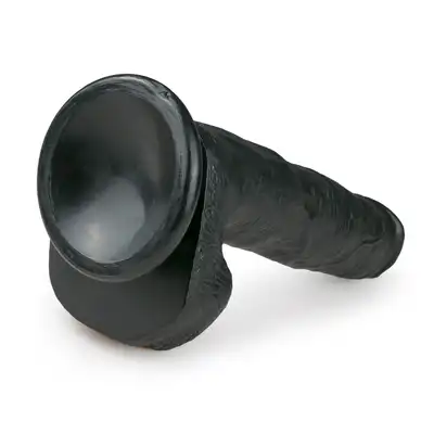 Easy Toys - Realistic Dildo - 26,5 cm BL Realistyczny, duży członek z przyssawką w kolorze czarnym