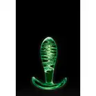 NsNovelties - Firefly Glass Ace. Szklany plug analny z fosforyzującymi drobinkami. 