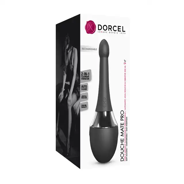 Dorcel - Douche Mate Pro USB. Gruszka i wibrator. Funkcja oczyszczania 360 stopni!